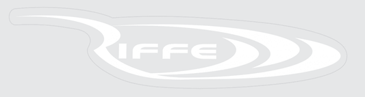 Riffe White Vinyl Sticker