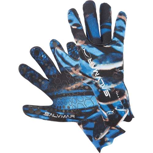 Salvimar Atlantis Blue Camouflage 1.5mm Gloves