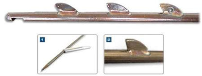 Riffe American Fin Shafts 9/32-Inch with Hawaiian Flopper