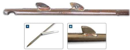 Riffe Euro Fin Shaft 7.1mm with Hawaiian Flopper