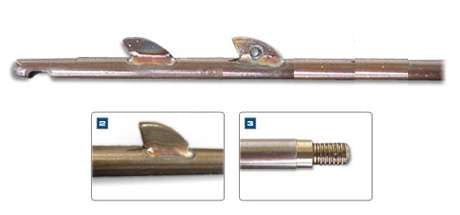 Riffe Euro Fin Shaft 7.1mm Threaded
