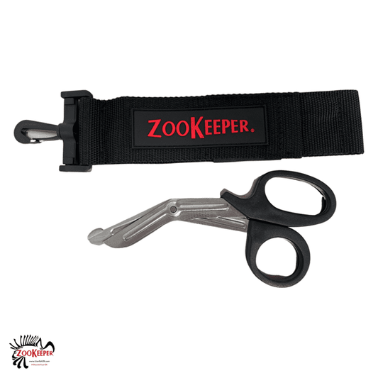 ZooKeeper Stainless Steel Shears and Protective Sleeve with Clip