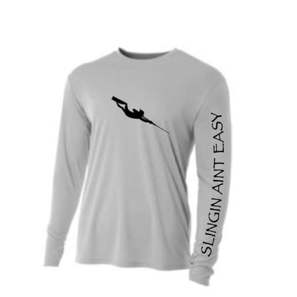 ShaftAbuse Slinging Aint Easy Long Sleeve T-Shirt