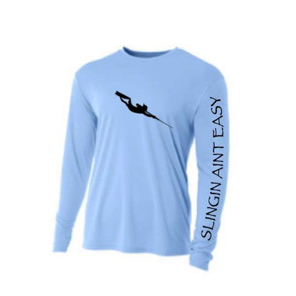 ShaftAbuse Slinging Aint Easy Long Sleeve T-Shirt