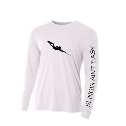 ShaftAbuse Slinging Aint Easy Long Sleeve T-Shirt