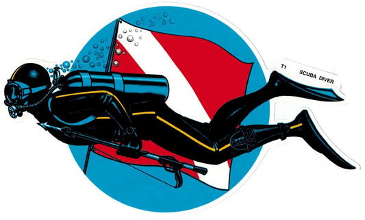 Spearfisherman Sticker