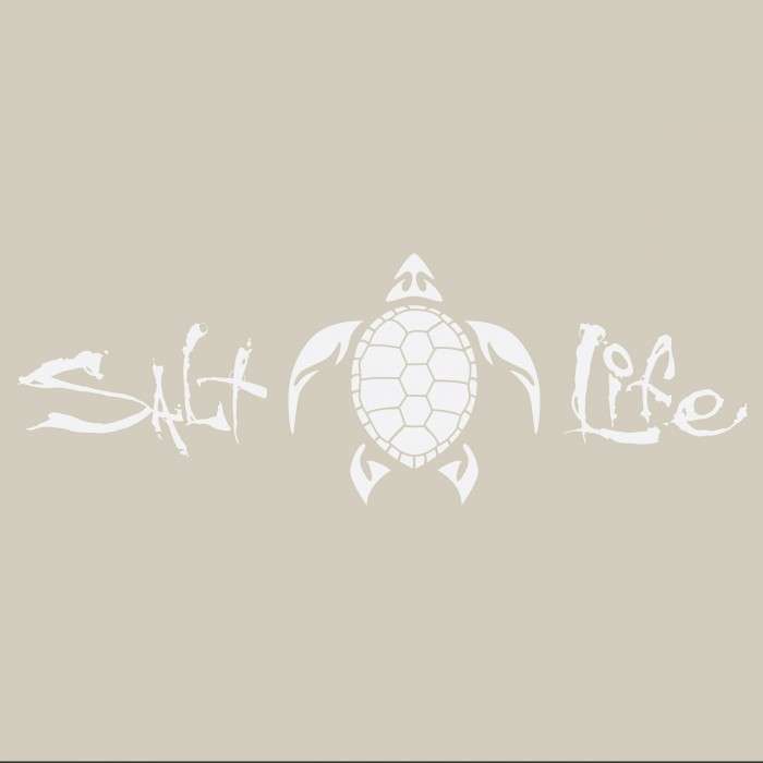 Salt Life Signature Turtle Decal/Sticker