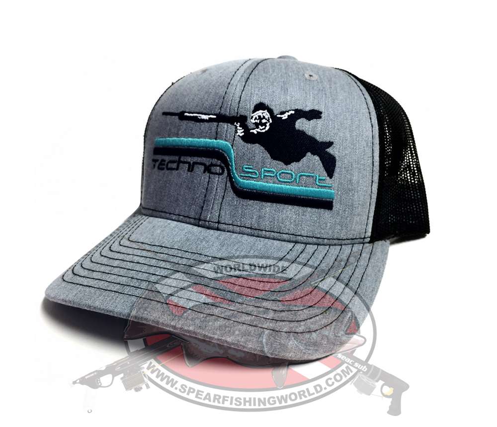 Technosport Spearfishing Hat Gray And Black