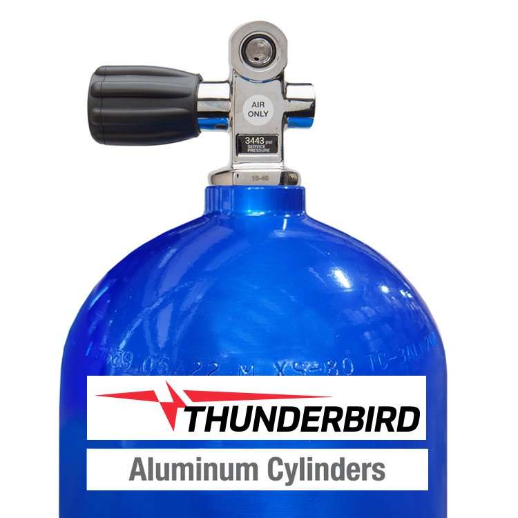 Aluminum Thunderbird Cylinders/ Scuba Tanks