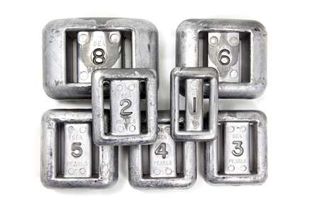 Uncoated Lead Weight